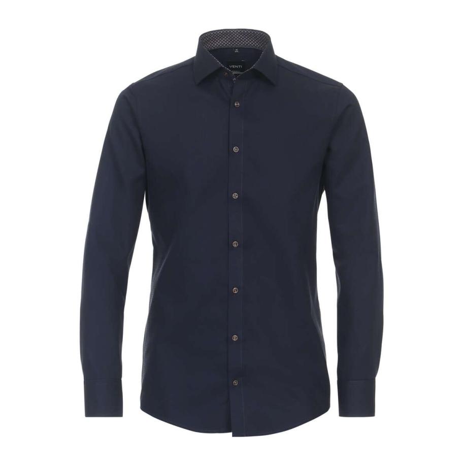 Venti Overhemd blauw, Faux-uni Blauw