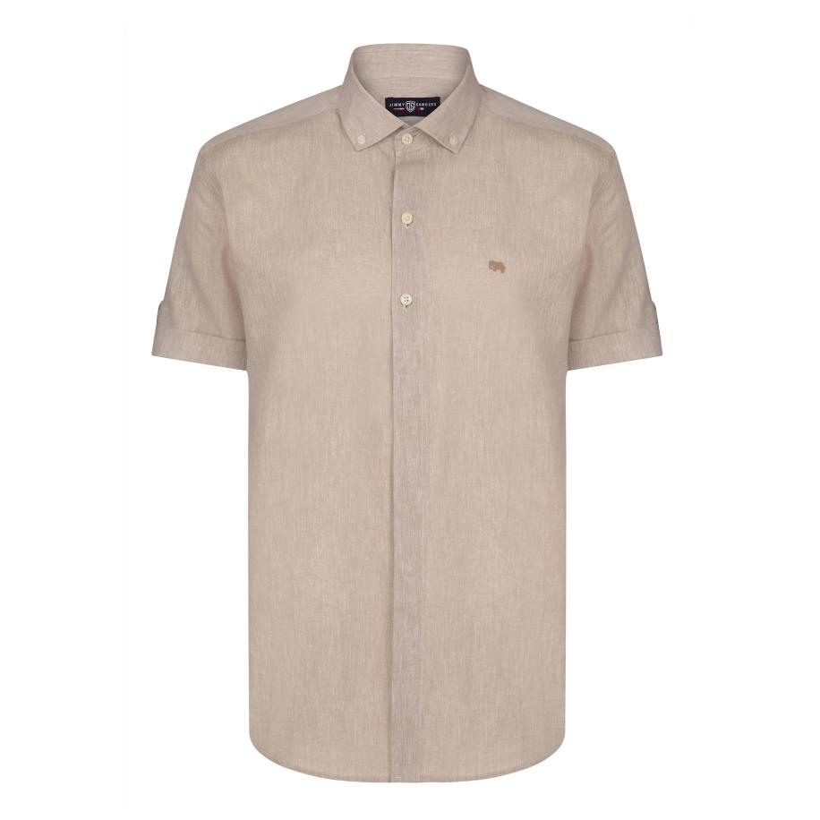 Jimmy Sanders Jimmy Sanders Overhemd sand -