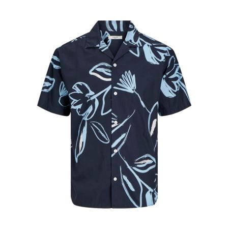Jack & Jones JACK & JONES Overhemd Palma Resort marine / lichtblauw / wit