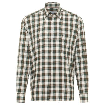 Eterna ETERNA Zakelijk overhemd lichtbeige / bruin / olijfgroen / smaragd