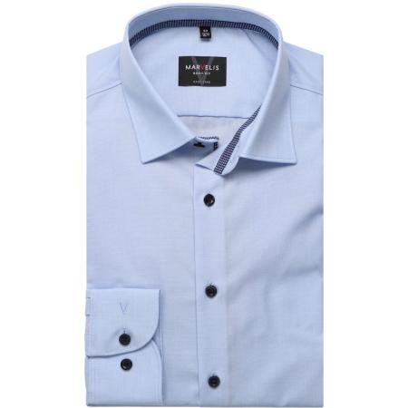Marvelis Overhemd rook blauw, Effen