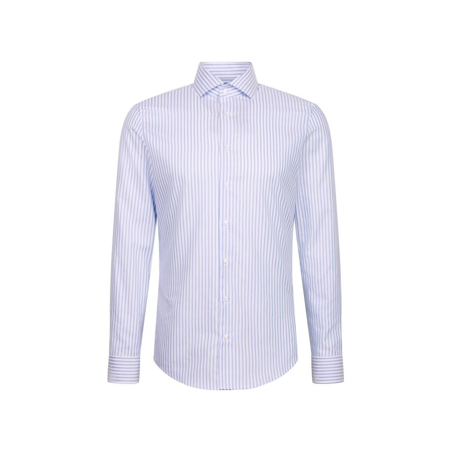 SEIDENSTICKER Zakelijk overhemd Schwarze Rose lichtblauw / wit Multicolor