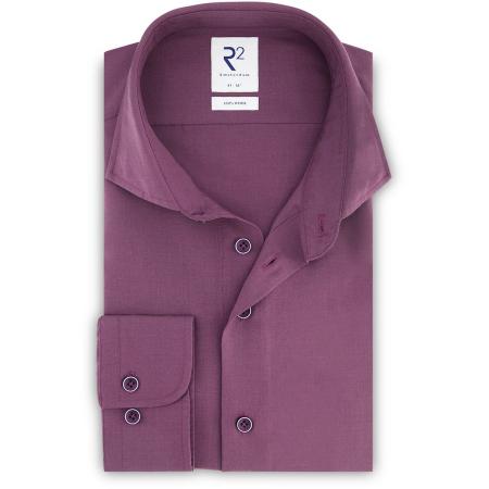 R2 Overhemd Wol Paars