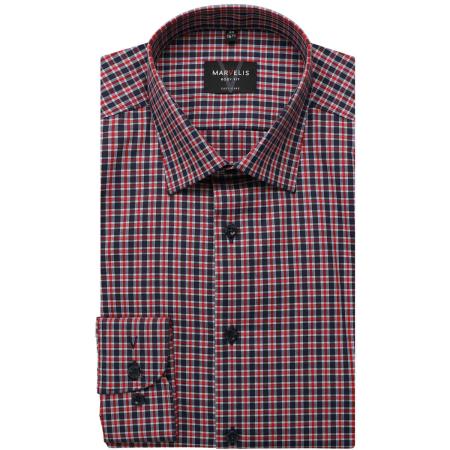 Marvelis Overhemd rood, Ruit