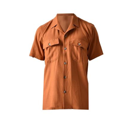 Antioch Antioch Overhemd donkeroranje