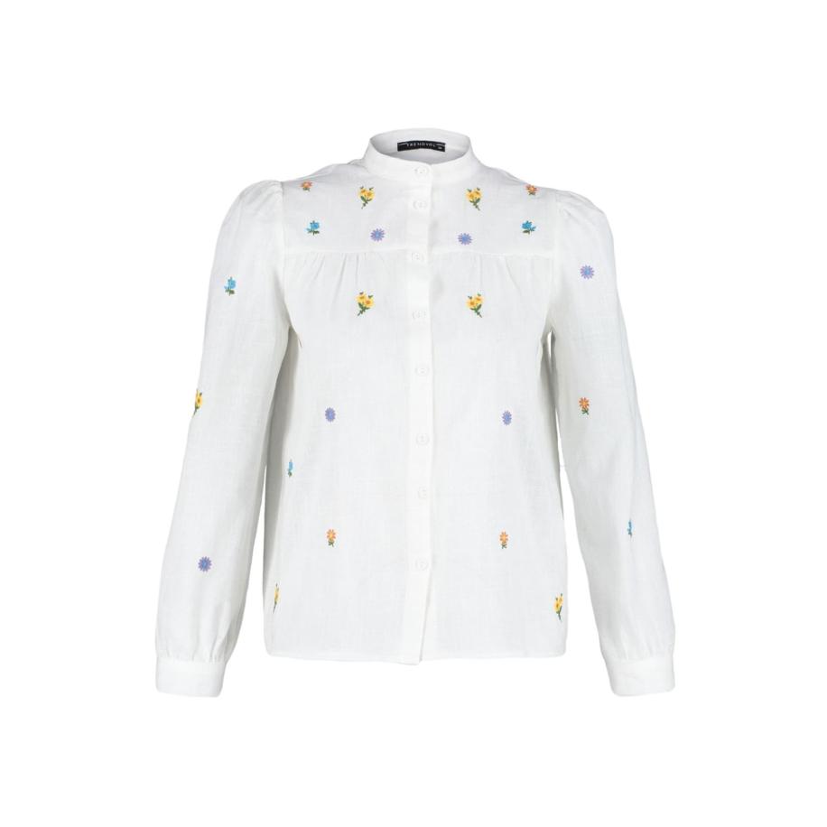 Trendyol Trendyol Blouse ecru / sand / hemelsblauw / lila -