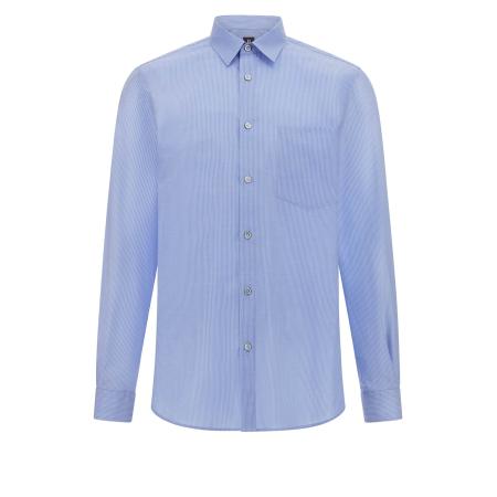 Boggi Milano Boggi Milano Overhemd duifblauw / lichtblauw