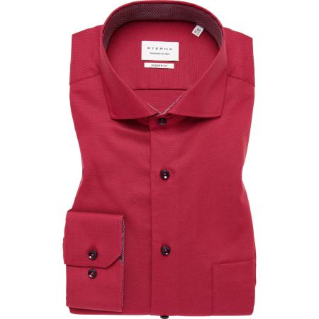 ETERNA Overhemd rood, Effen