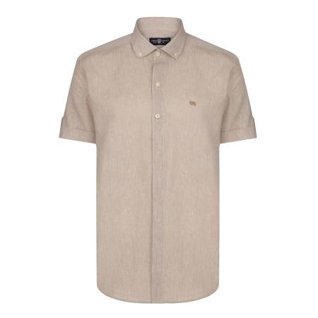 Jimmy Sanders Jimmy Sanders Overhemd sand