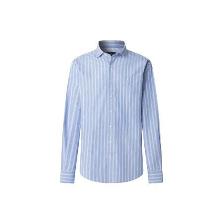 Hackett London Hackett London Overhemd City marine / lichtblauw / wit