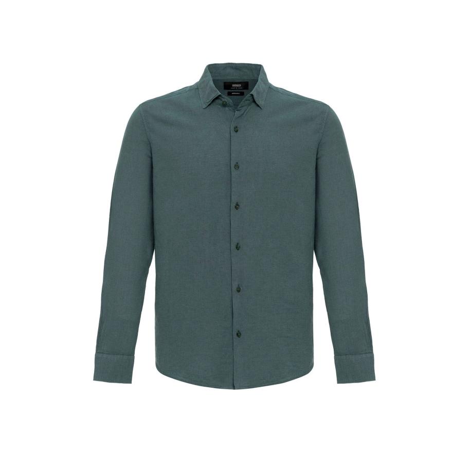 Antioch Antioch Overhemd donkergroen -