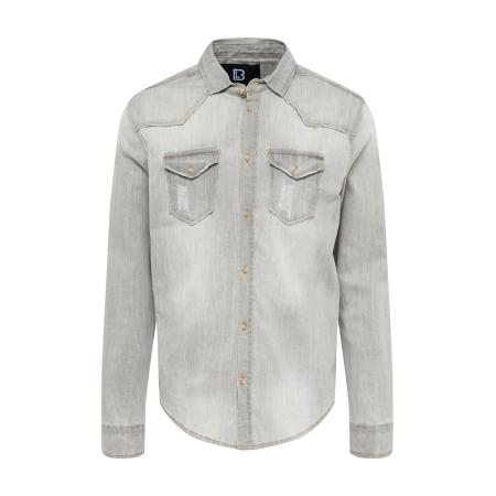 Brandit Brandit Overhemd Riley grey denim