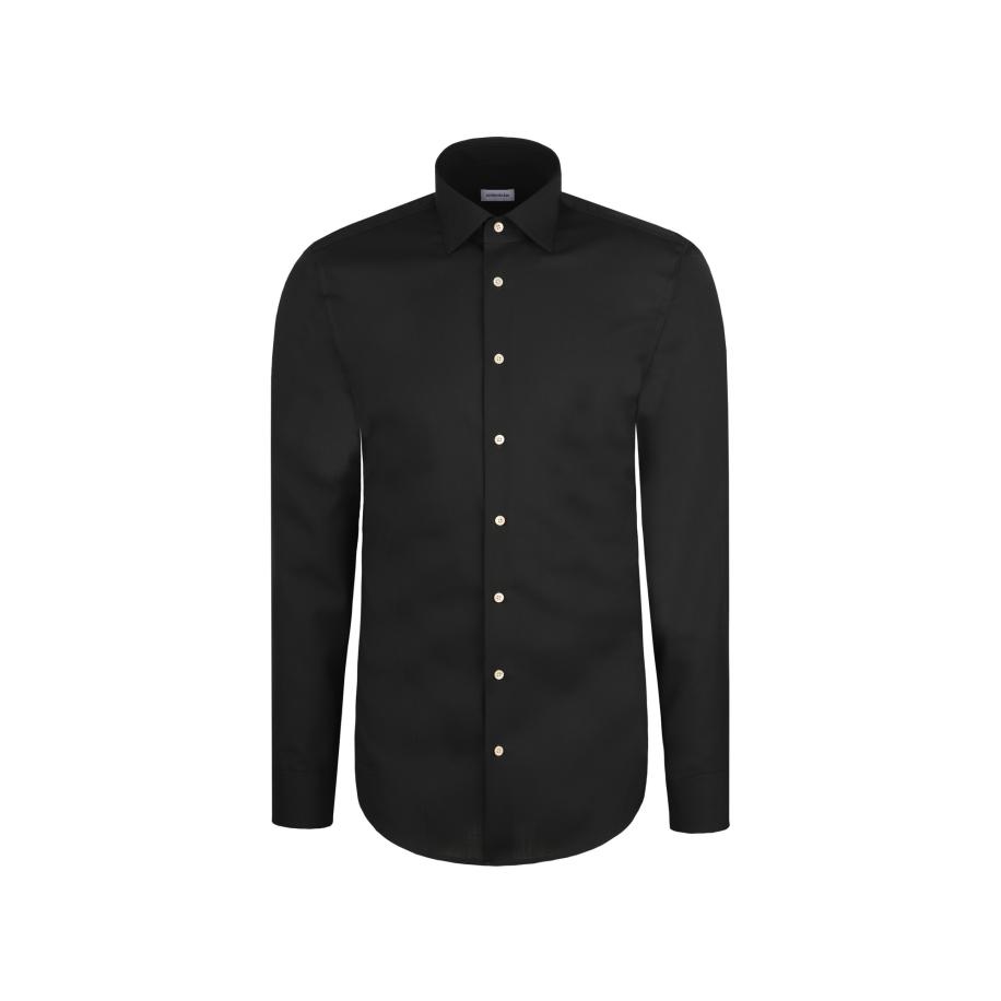 SEIDENSTICKER Zakelijk overhemd Schwarze Rose zwart Zwart