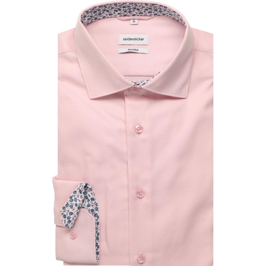 Seidensticker Overhemd roze, Effen Roze