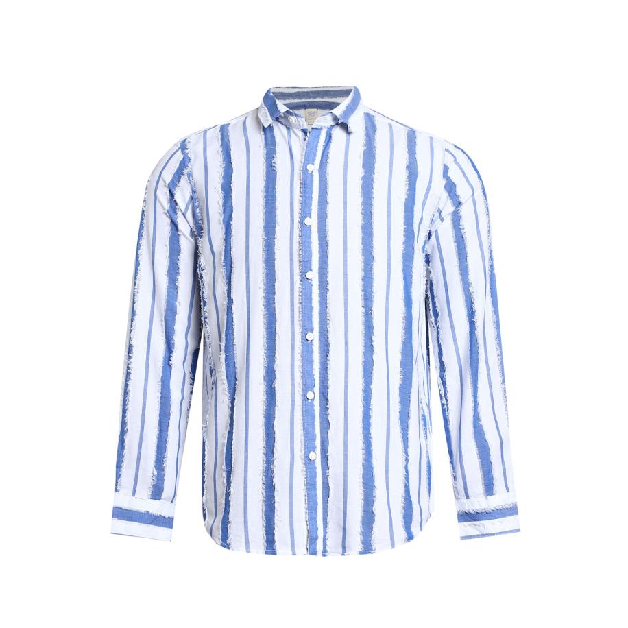 Campus Sutra Overhemd Talisha blauw / wit Multicolor