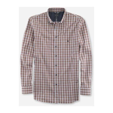 OLYMP Casual Overhemd caramel, Ruit