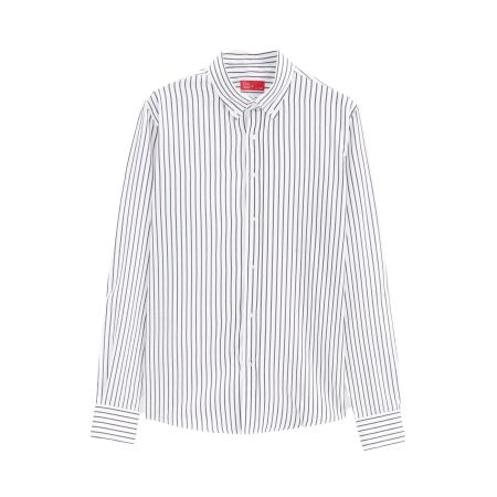 D’S Damat D’S Damat Overhemd zwart / wit