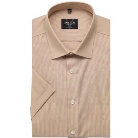 Marvelis Overhemd Korte mouw beige