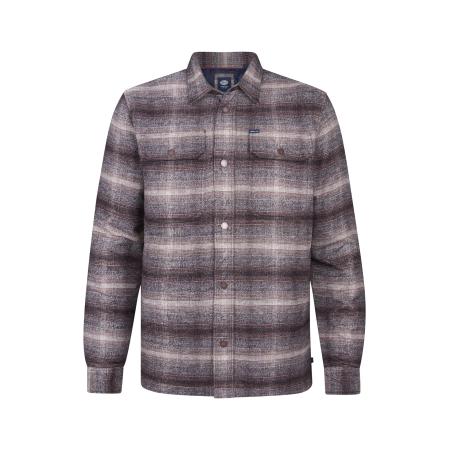 Petrol Industries Petrol Industries Overhemd Menominee aardetinten / wit