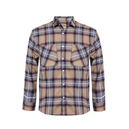 Campus Sutra Campus Sutra Overhemd Zinnia bruin / grijs / zwart / wit