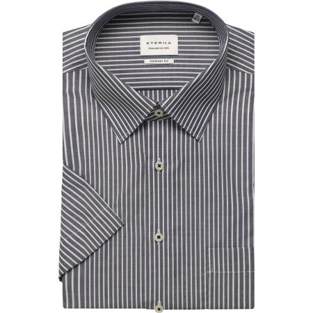 ETERNA Overhemd Korte mouw marine