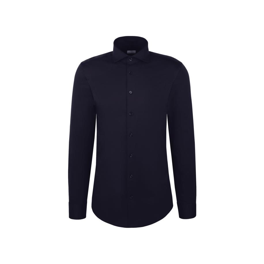 SEIDENSTICKER Zakelijk overhemd donkerblauw Blauw