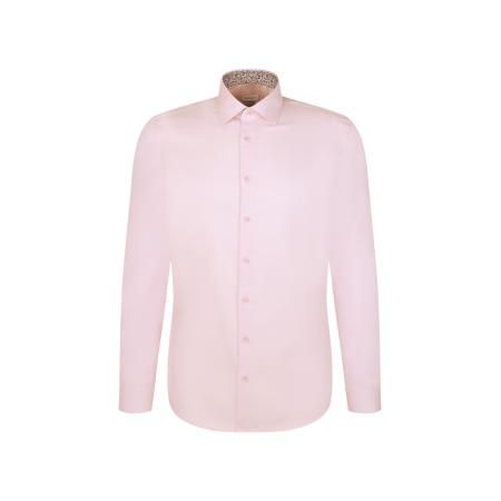 Seidensticker SEIDENSTICKER Zakelijk overhemd Smart Classic rosa / zwart