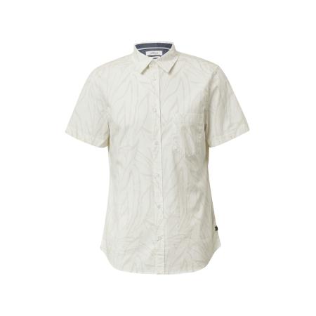 s.Oliver s.Oliver Overhemd donkerbeige / wolwit