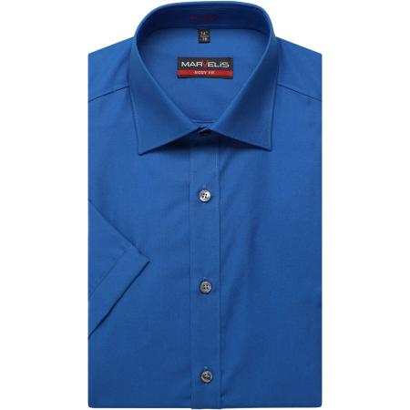 Marvelis Overhemd Korte mouw rook blauw