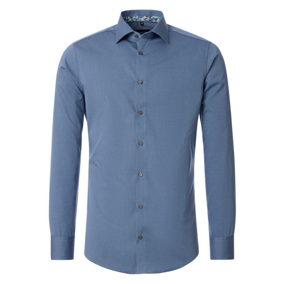 Venti Overhemd blauw, Faux-uni Blauw