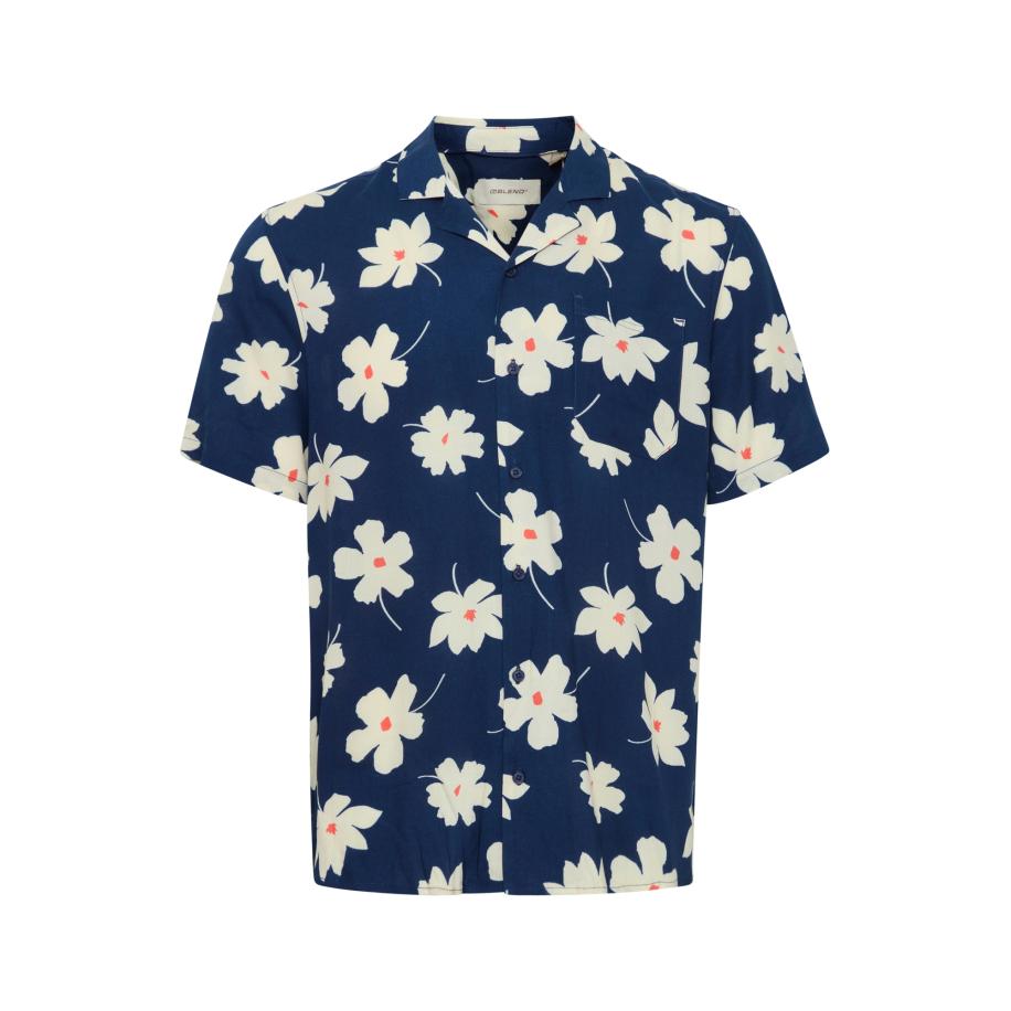 Blend BLEND Overhemd BHADAN beige / navy / oranje -