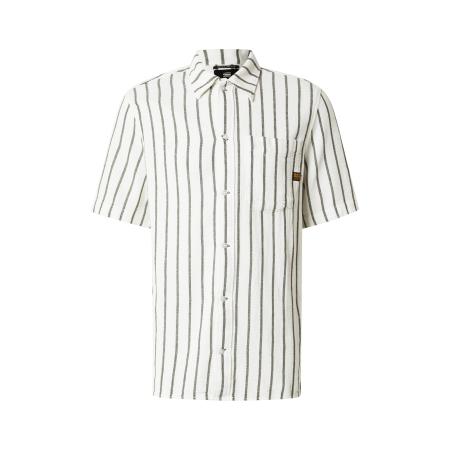 G-STAR Overhemd olijfgroen / wit