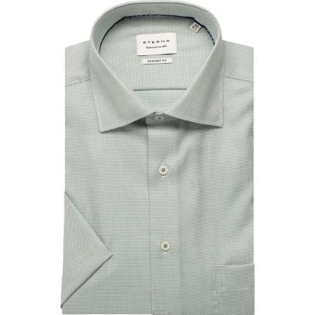 ETERNA Overhemd Korte mouw lichtgroen