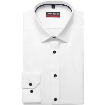 Marvelis Overhemd wit, Faux-uni
