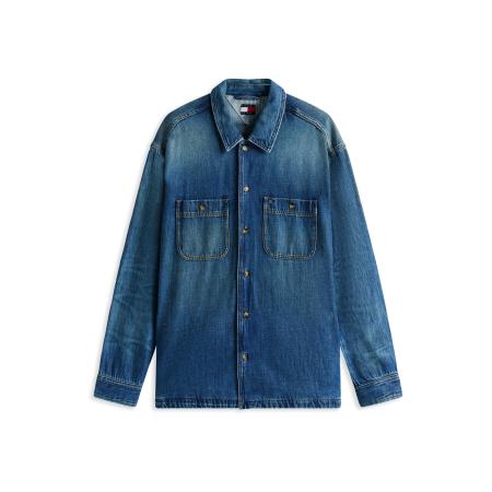 Tommy Jeans Tommy Jeans Tussenjas ecru / blauw denim