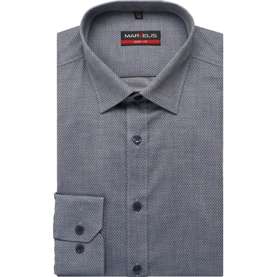 Marvelis Overhemd ML6 (vanaf 68 CM) marine Blauw