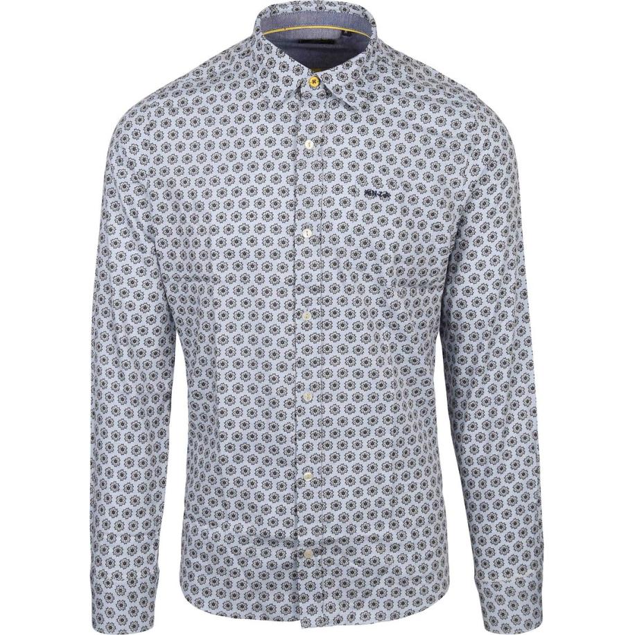 NZA Overhemd Wharekahika Lichtblauw Blauw