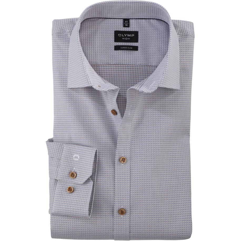 OLYMP No. Six Overhemd ML6 (vanaf 68 CM) bruin Bruin