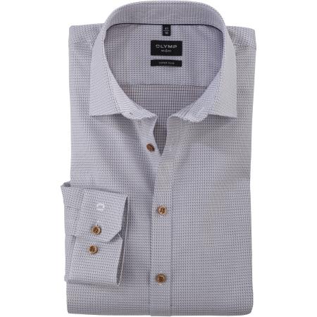 OLYMP No. Six Overhemd ML6 (vanaf 68 CM) bruin