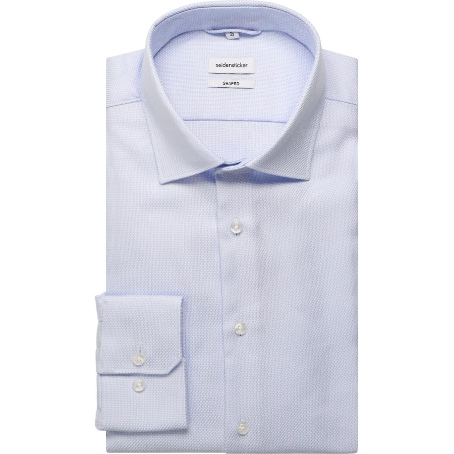 Seidensticker Overhemd lichtblauw, Motief Blauw