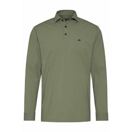 Meyer MEYER Shirt Bryson grijs / olijfgroen
