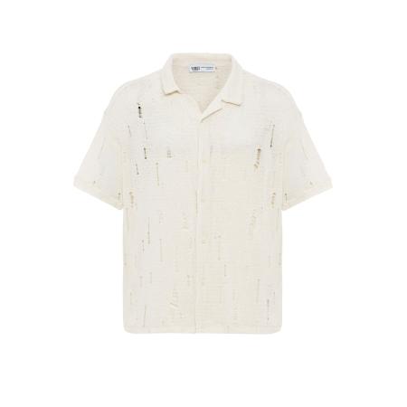 VAMOS CLO Overhemd ecru