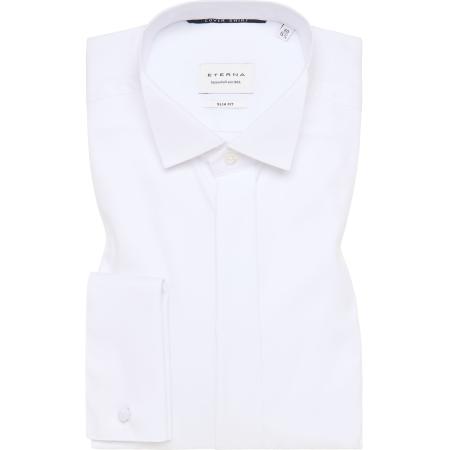 ETERNA Cover Shirt Gala shirt wit, Effen
