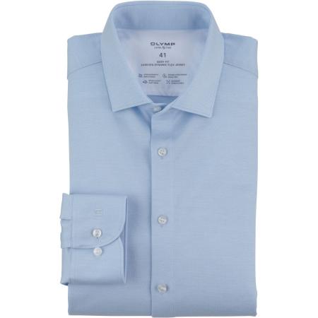 OLYMP Level Five 24/Seven Jersey shirt blauw, Faux-uni