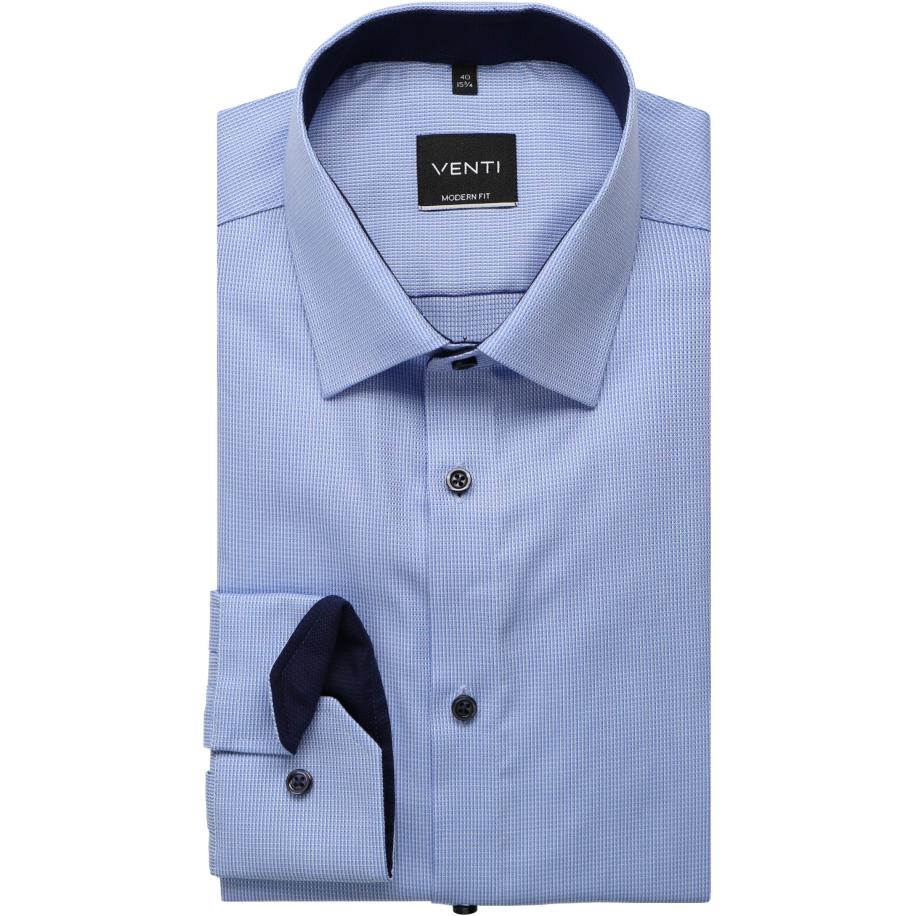 Venti Overhemd ML6 (vanaf 68 CM) blauw Blauw