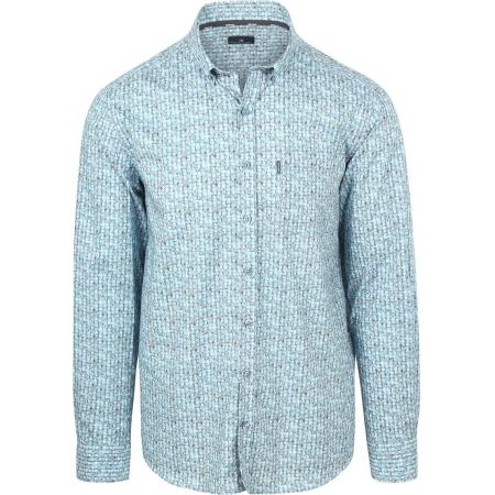 State Of Art Overhemd Poplin Dandelion Blauw