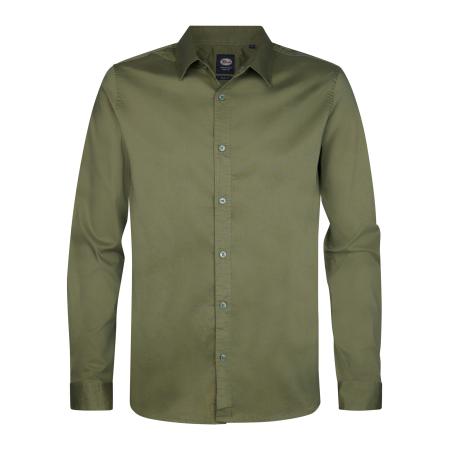 Petrol Industries Petrol Industries Overhemd olijfgroen