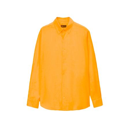 D’S Damat D’S Damat Overhemd oranje gemêleerd