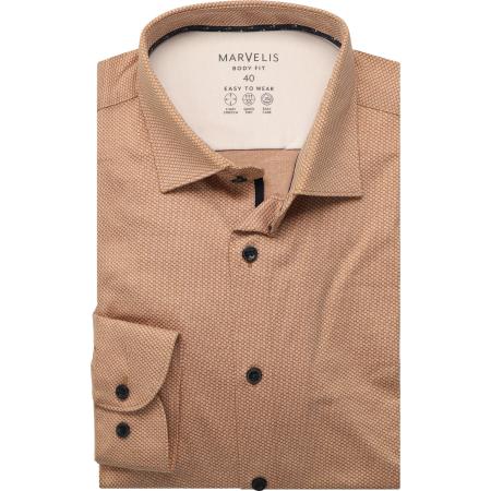 Marvelis Performance Jersey shirt caramel, Faux-uni
