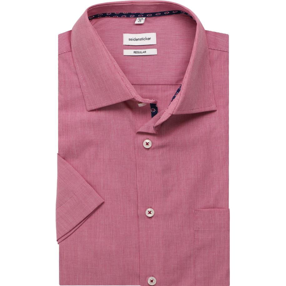 Seidensticker Overhemd Korte mouw roze Roze